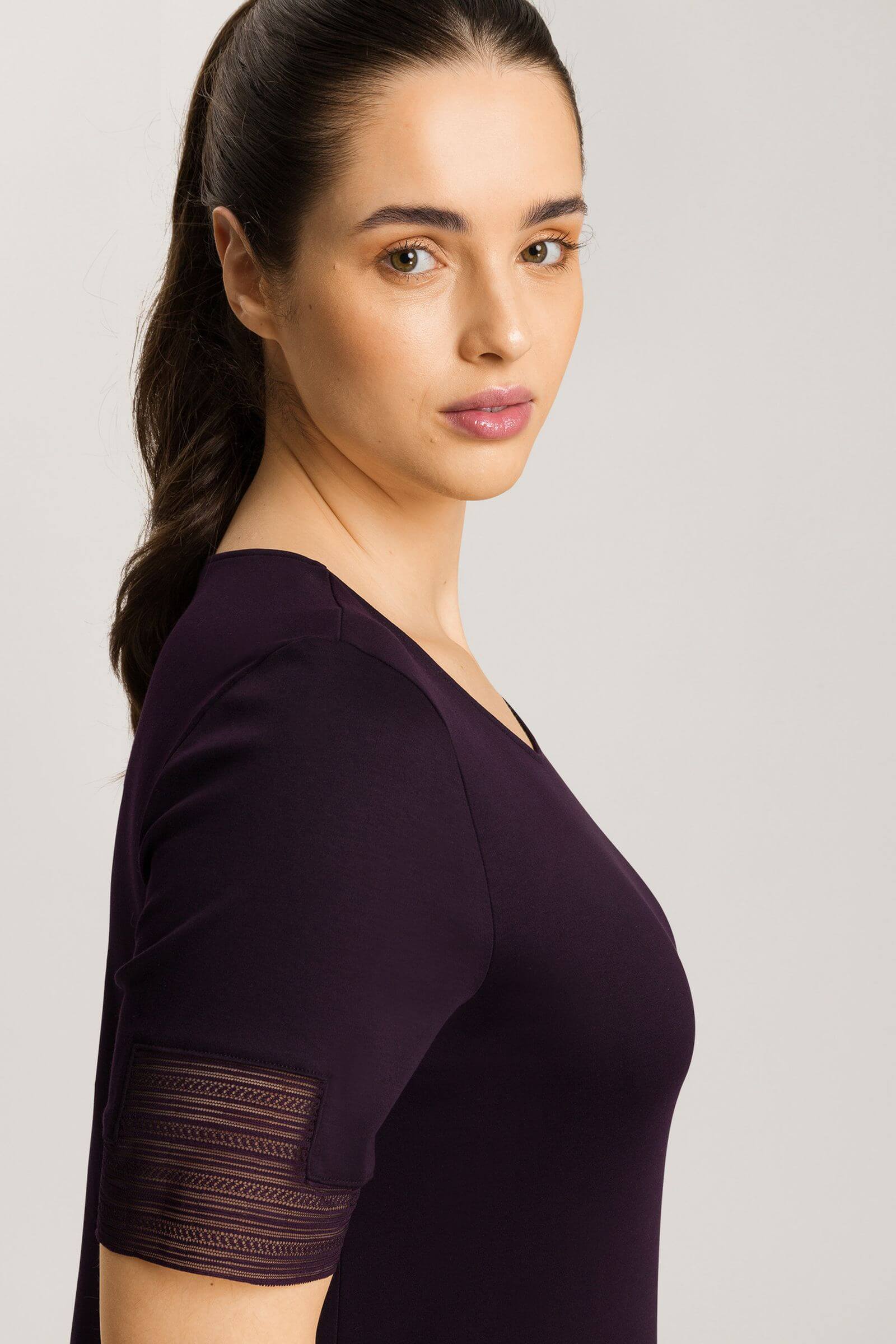 Хлопковая сорочка с коротким рукавом. Цвет Черный (1478)