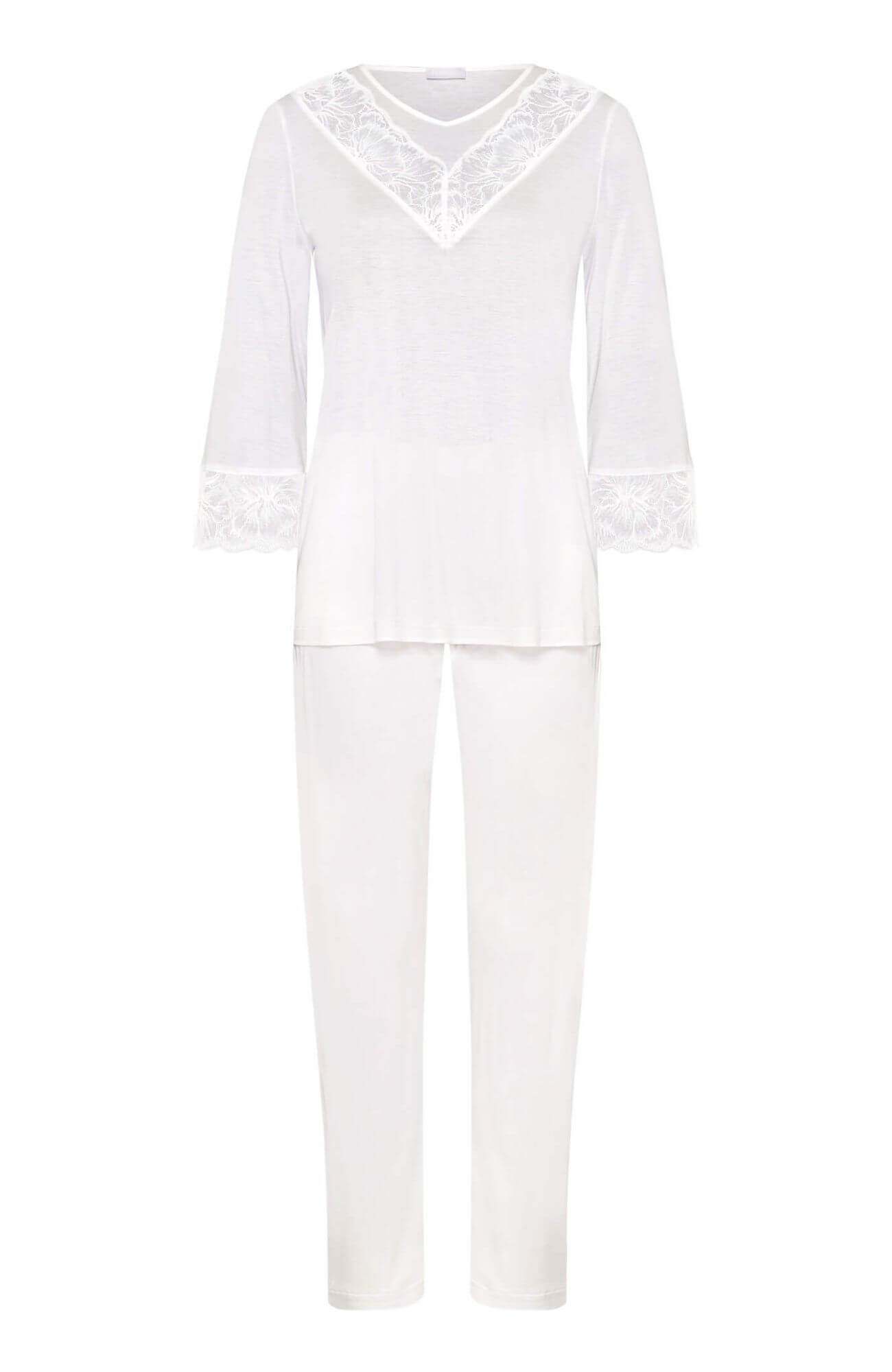 Пижама с рукавом 3/4. Цвет Белый (070102)