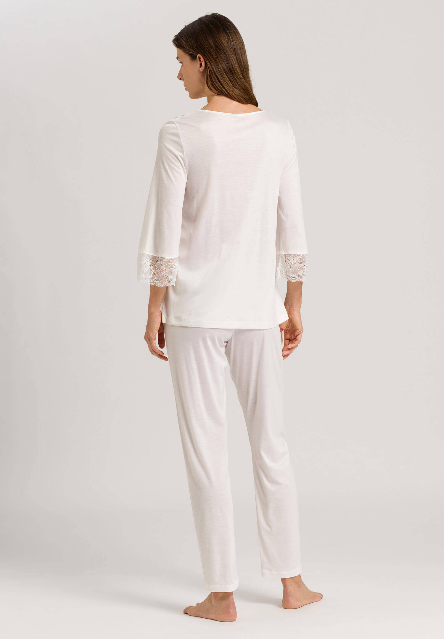Пижама с рукавом 3/4. Цвет Белый (070102)