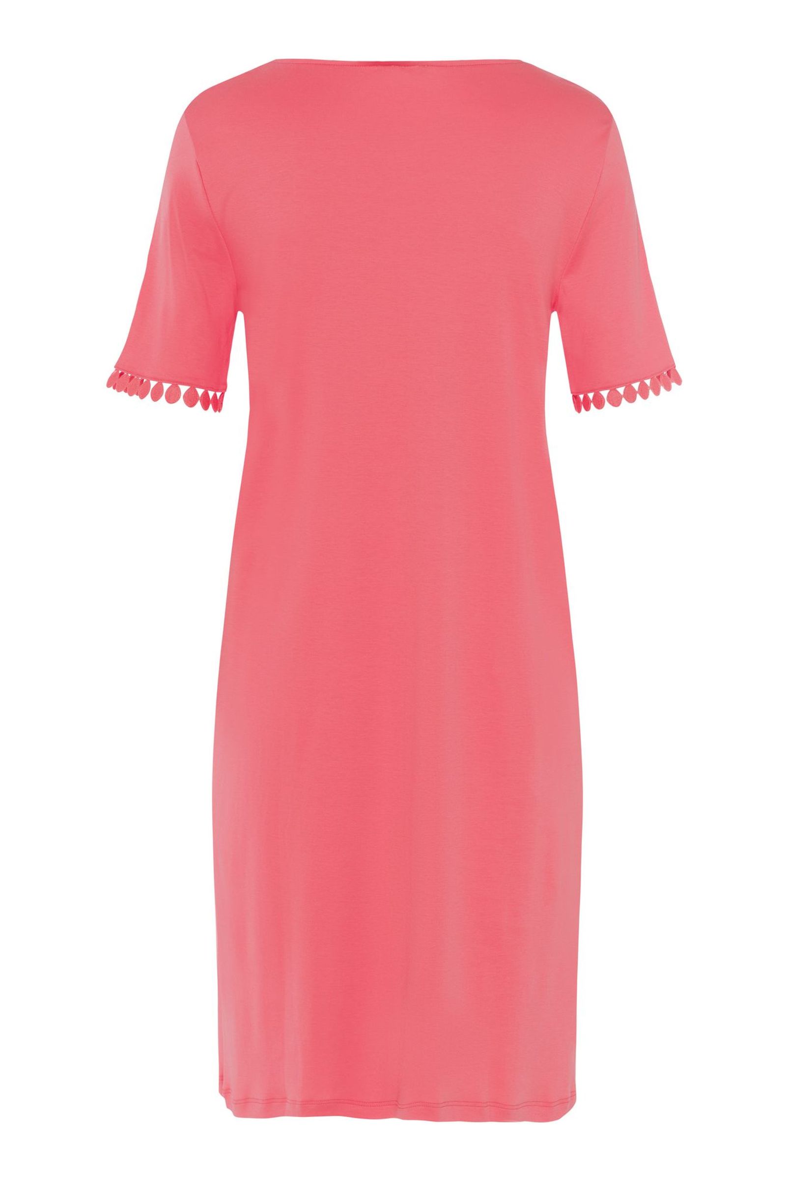 Ночная сорочка с V-образным вырезом. Цвет Розовый (072309)