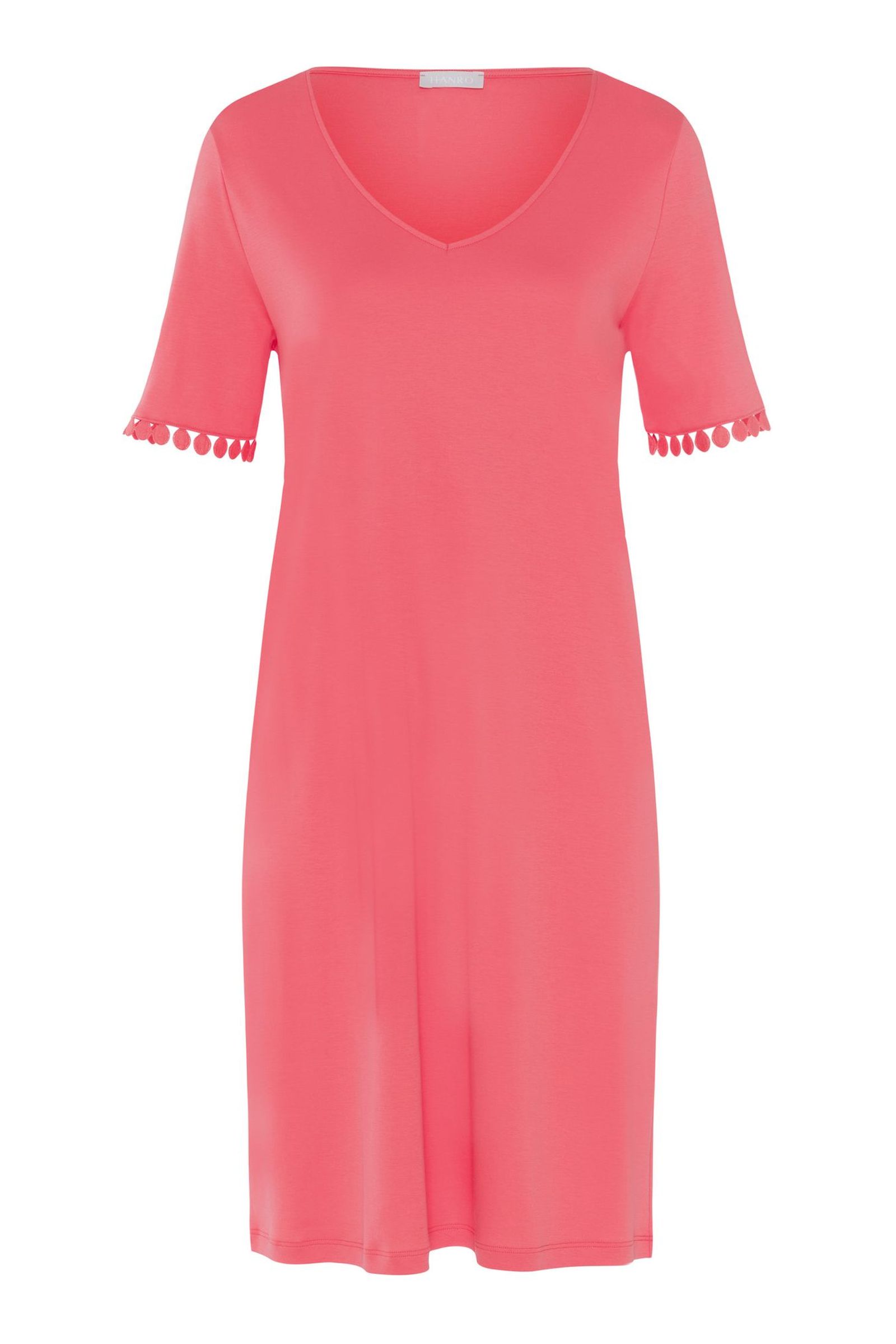 Ночная сорочка с V-образным вырезом. Цвет Розовый (072309)