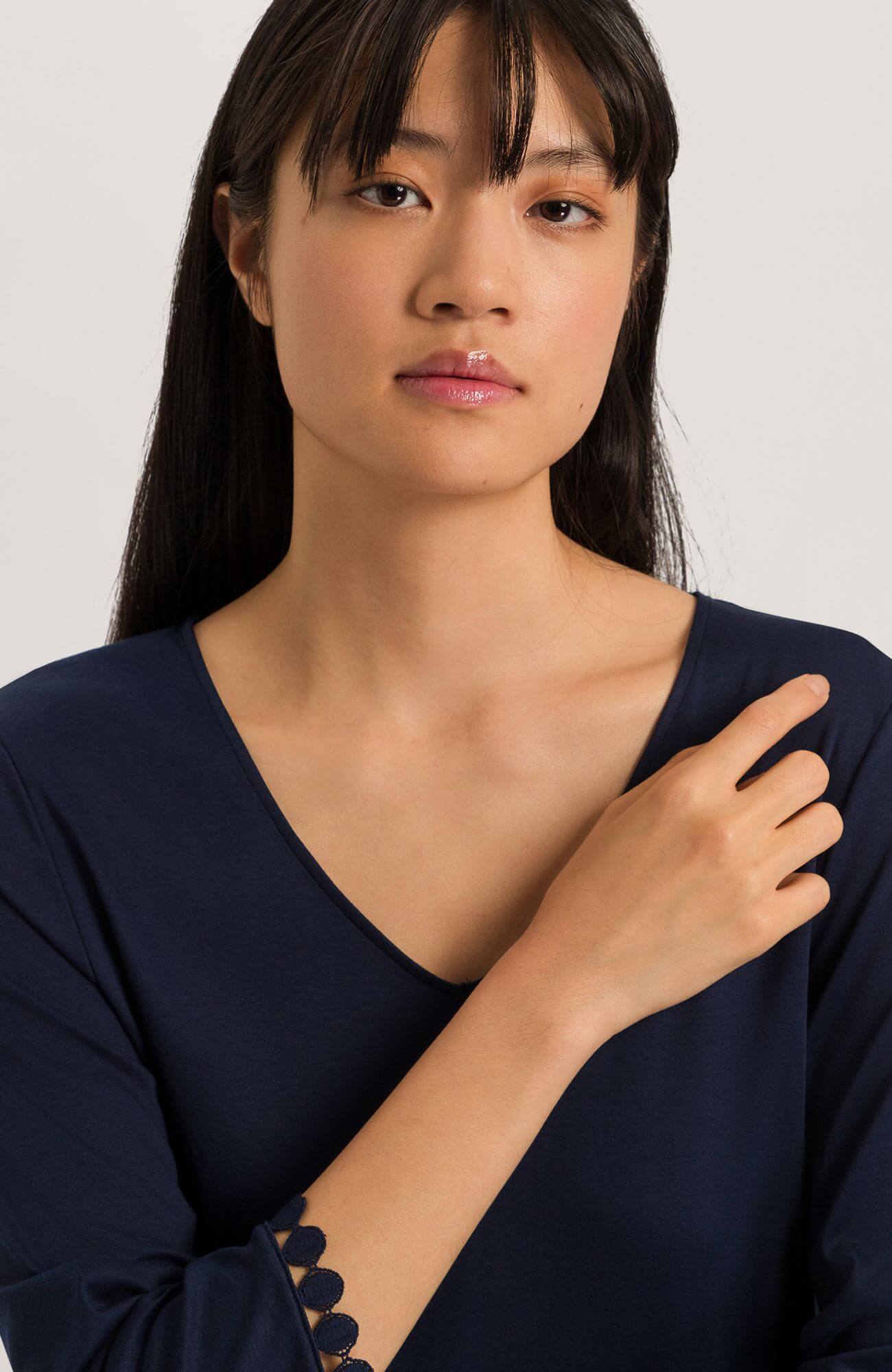 Пижама с брюками 3/4. Цвет Синий (071610)