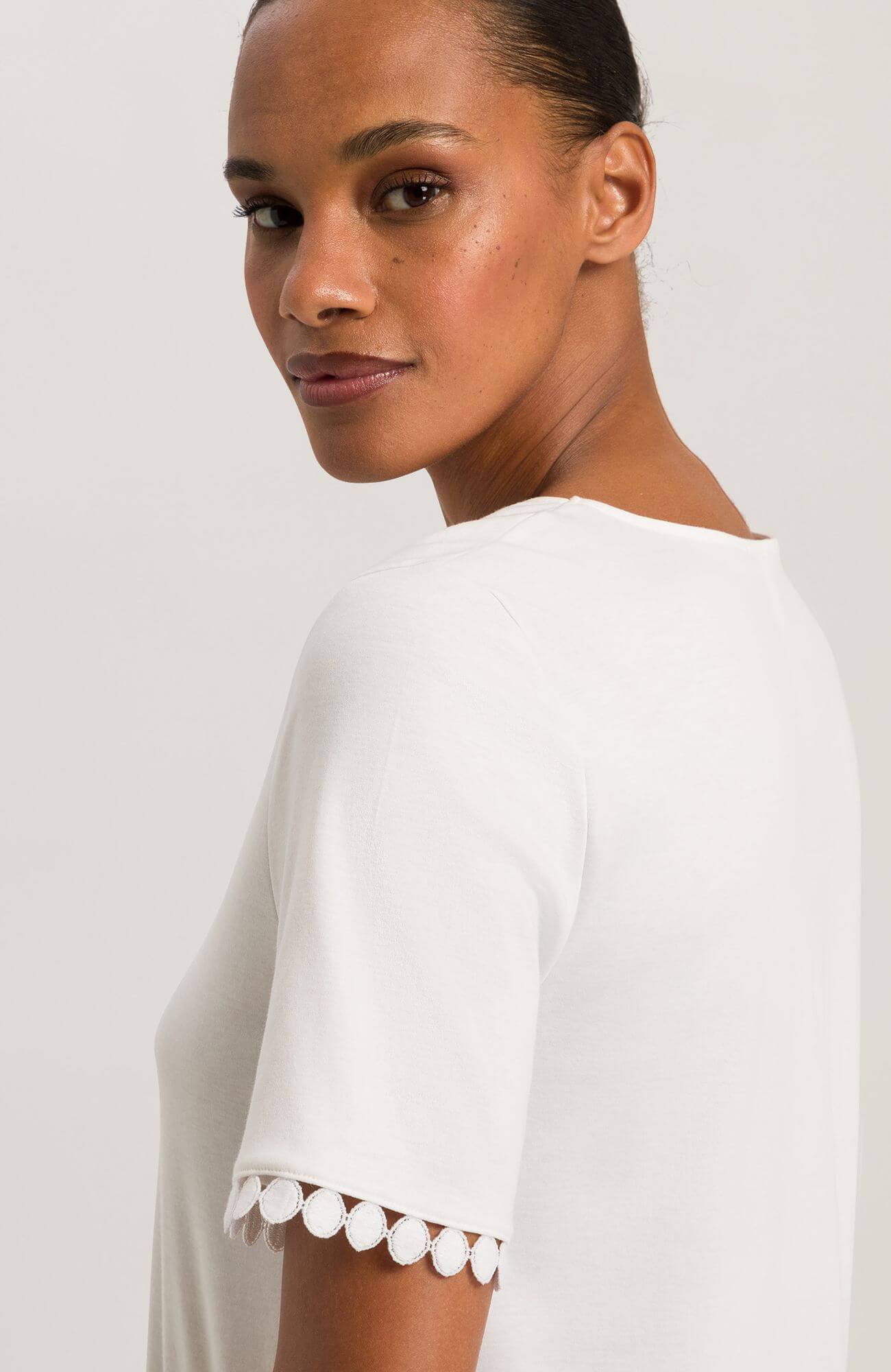 Пижама с коротким рукавом. Цвет Белый (070102)