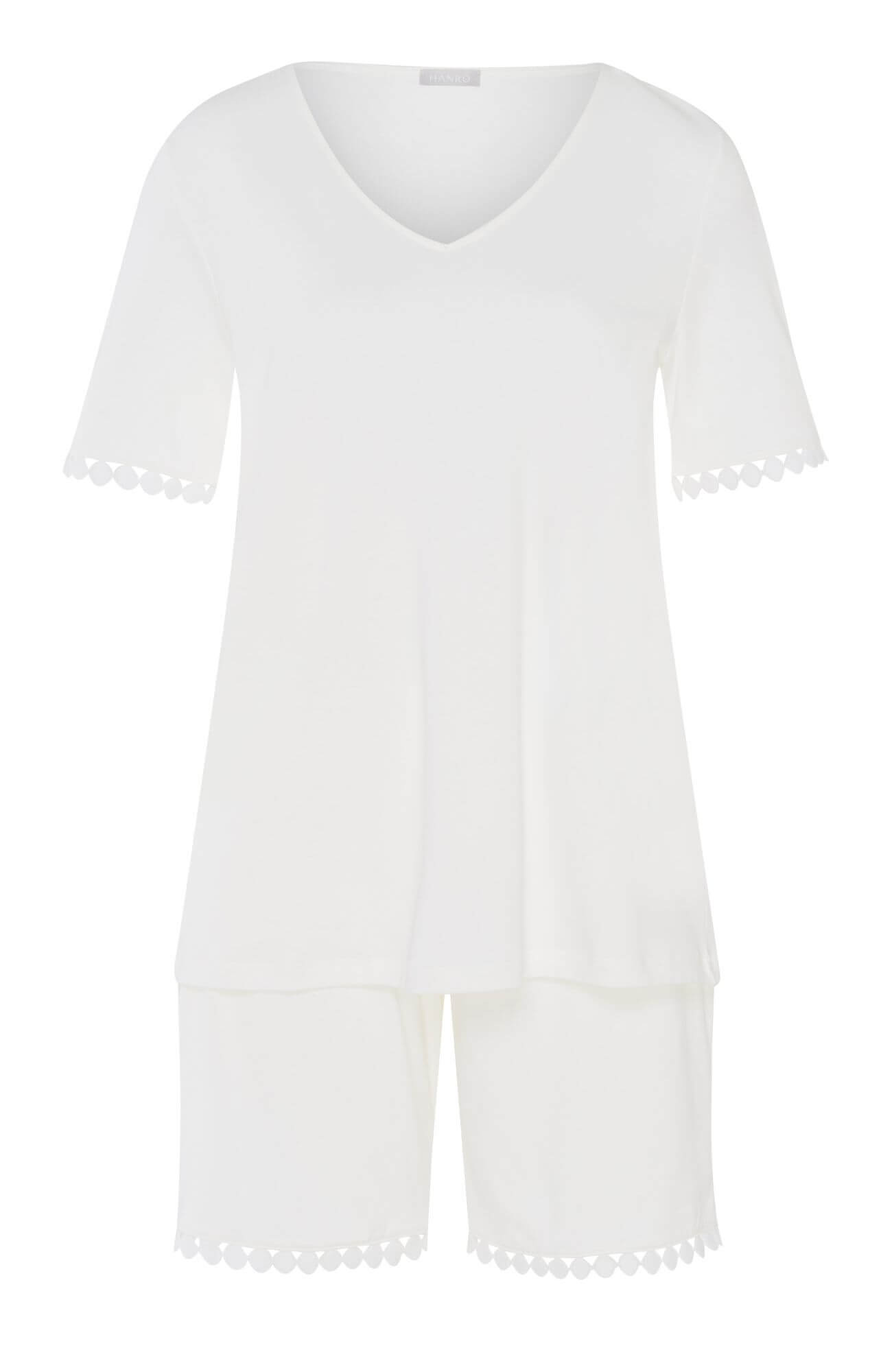 Пижама с коротким рукавом. Цвет Белый (070102)