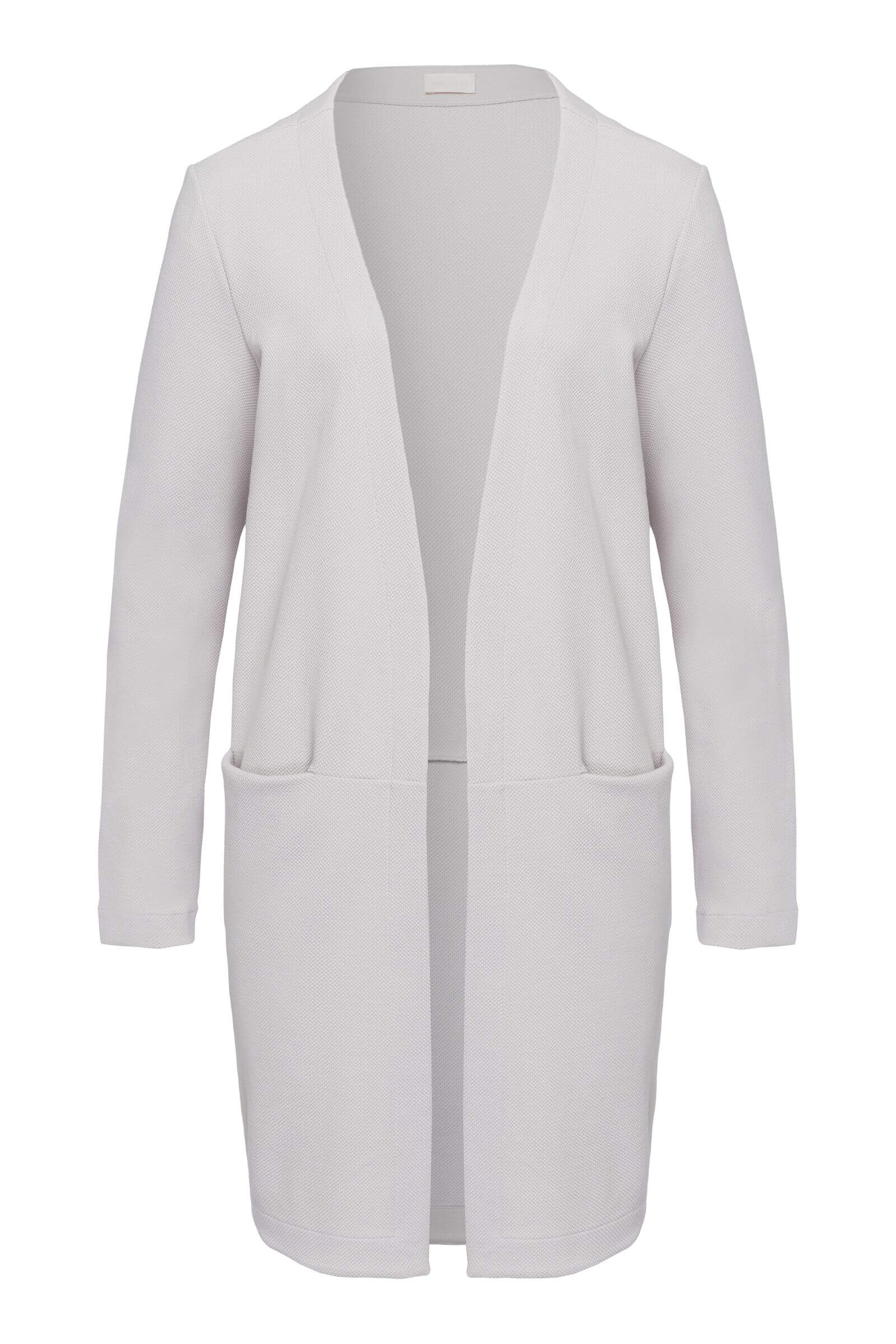 Хлопковый кардиган на запах. Цвет Серый (071680)