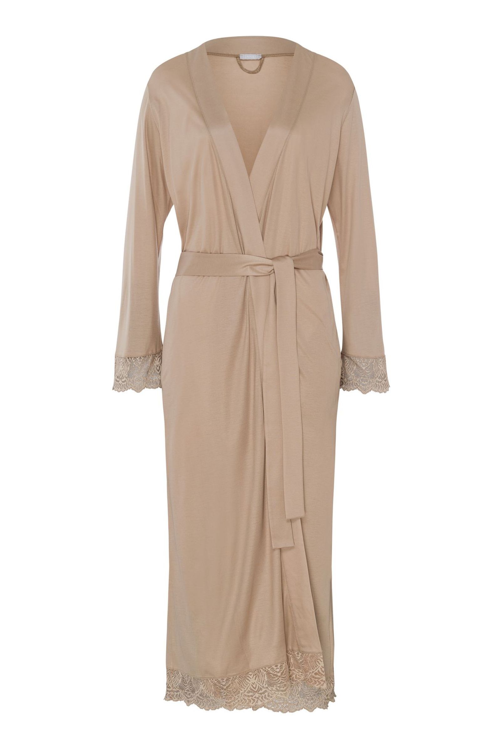 Халат с кружевом. Цвет Бежевый (072828)