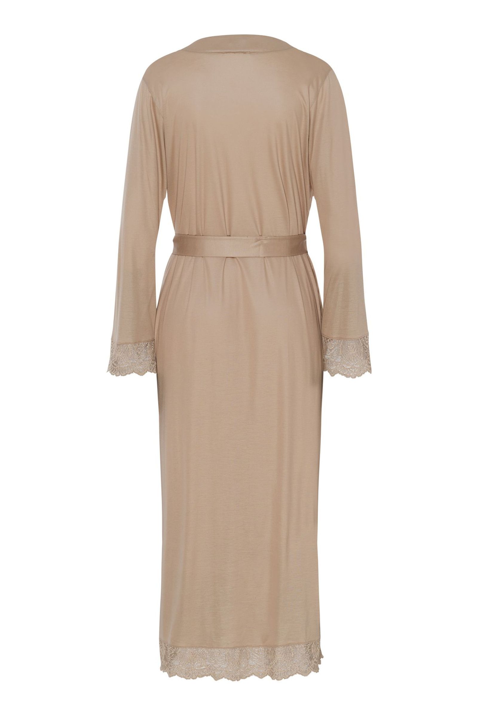 Халат с кружевом. Цвет Бежевый (072828)