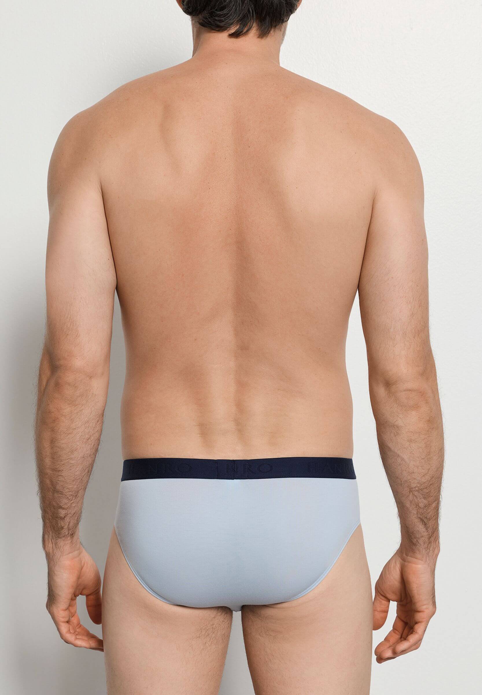 Комплект трусов брифов из мерсеризованного хлопка. Цвет Синий (073116)