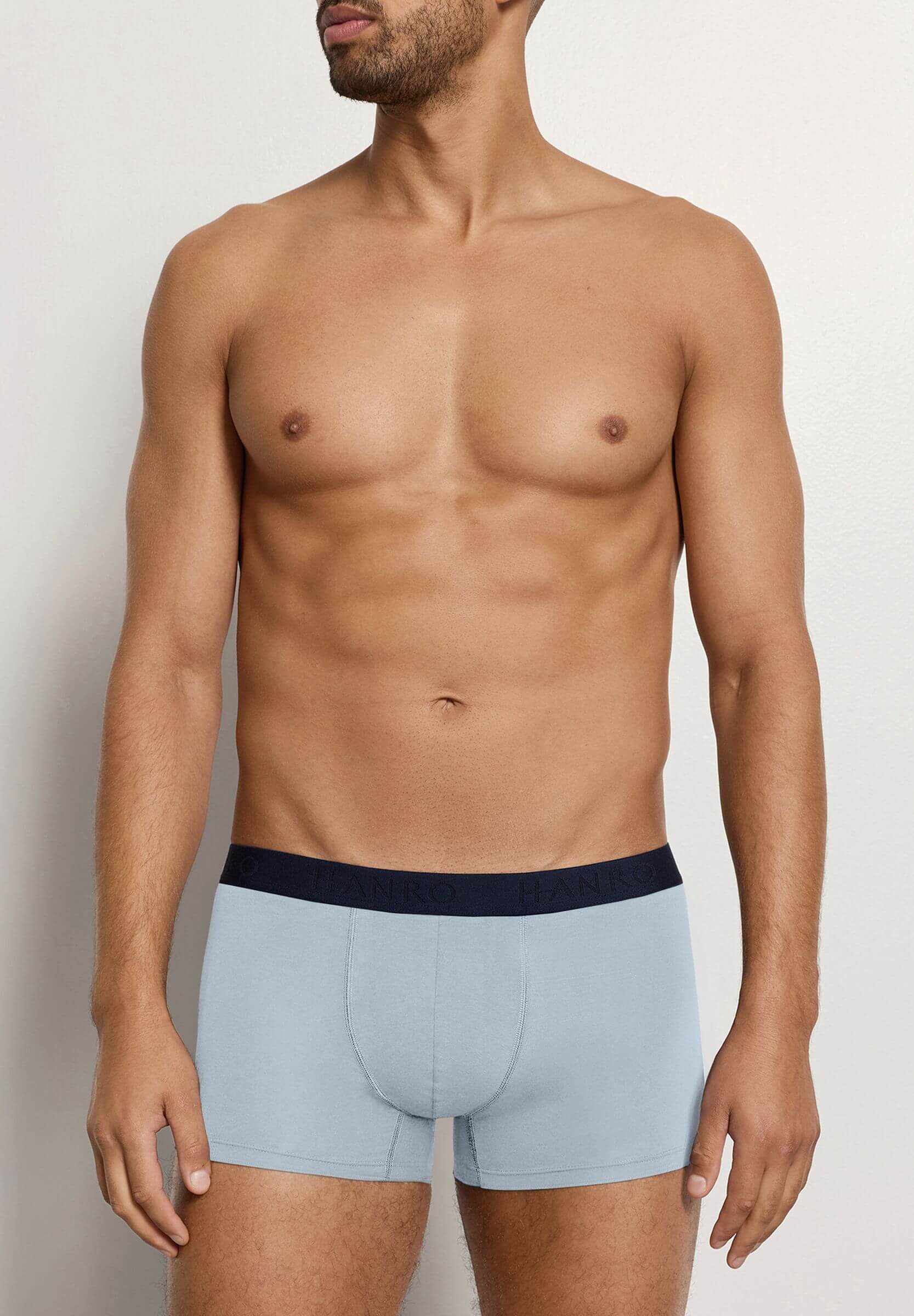 Комплект хлопковых боксеров-брифов. Цвет Синий (073116)