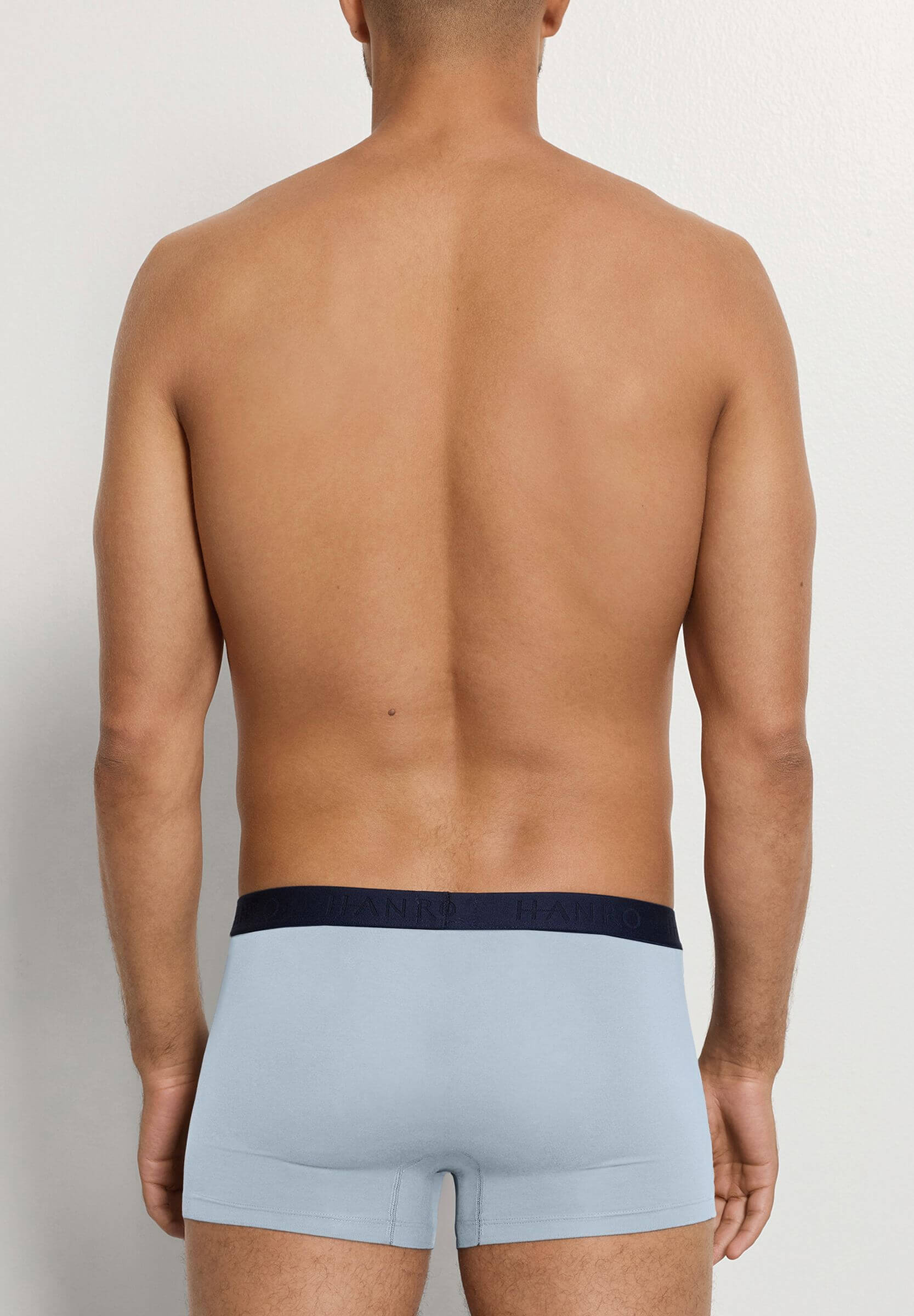 Комплект хлопковых боксеров-брифов. Цвет Синий (073116)