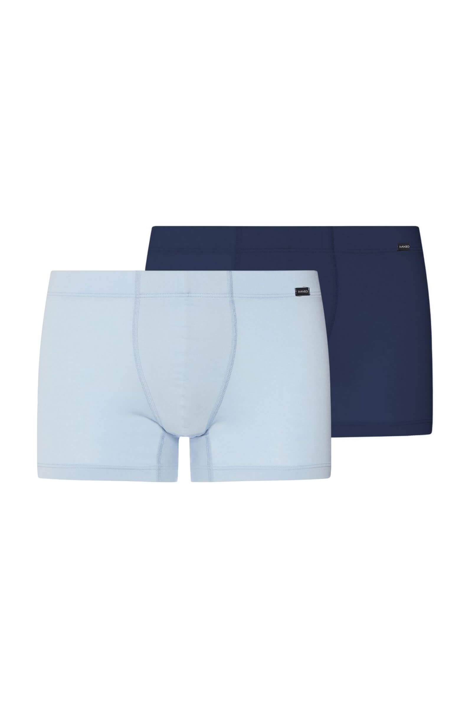 Комплект боксеров-брифов из мерсеризованного хлопка. Цвет Синий (073116)