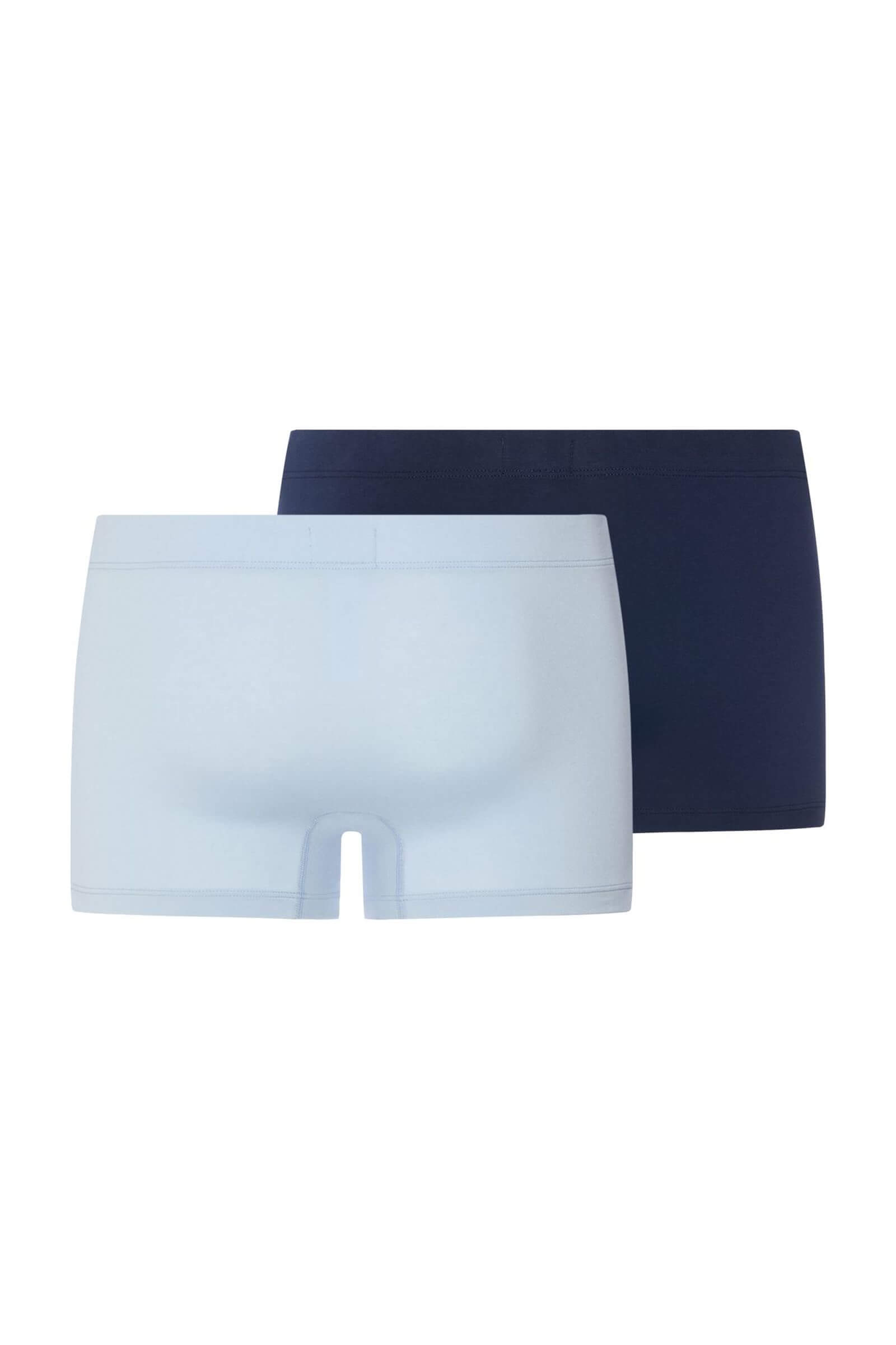 Комплект боксеров-брифов из мерсеризованного хлопка. Цвет Синий (073116)