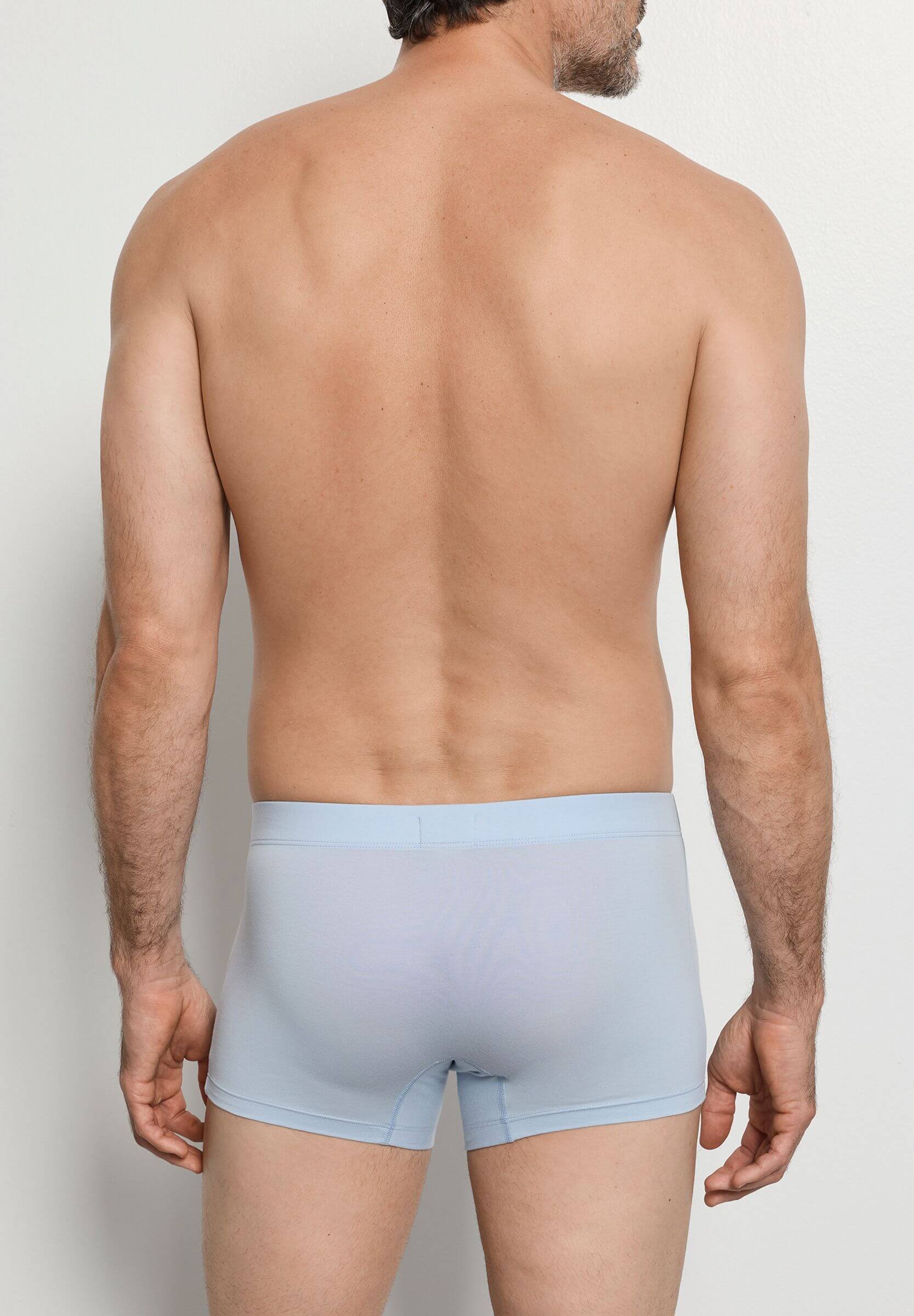 Комплект боксеров-брифов из мерсеризованного хлопка. Цвет Синий (073116)