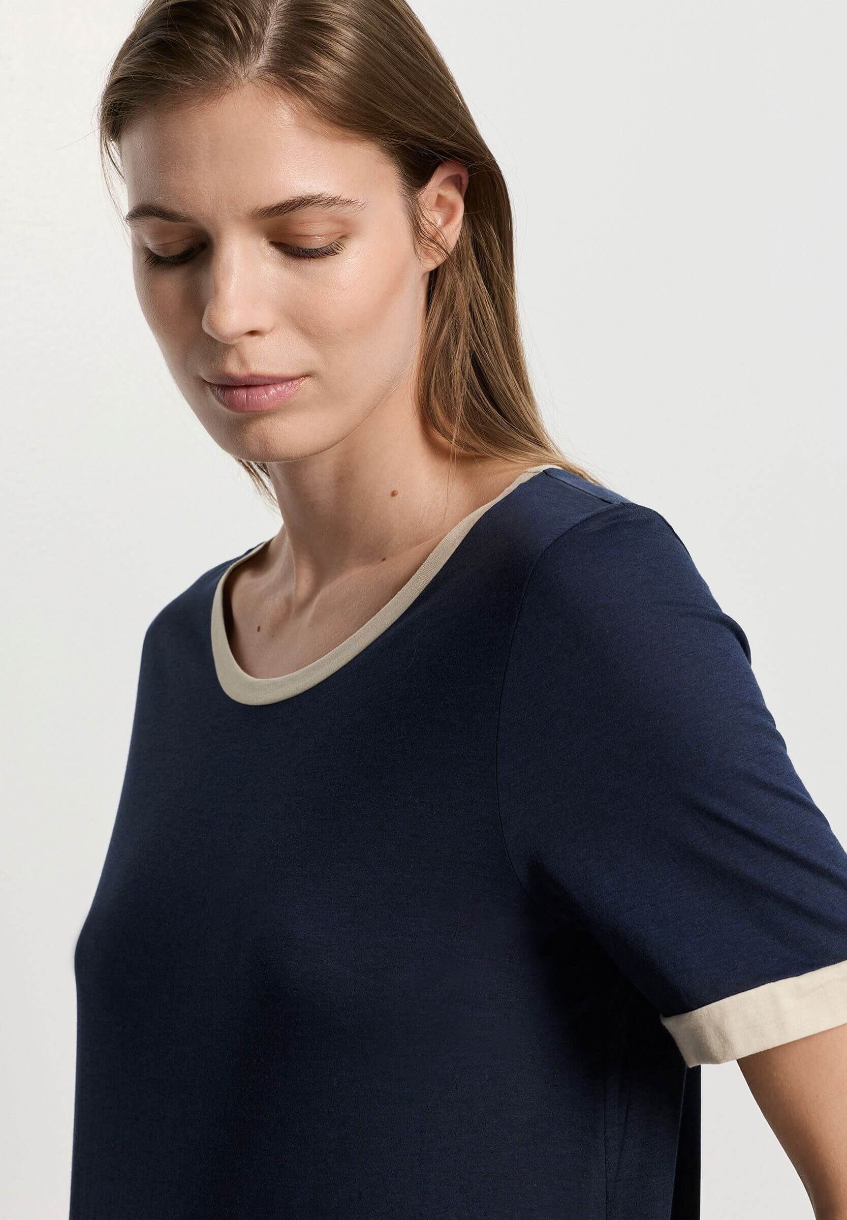 Пижама с коротким рукавом. Цвет Синий (071610)