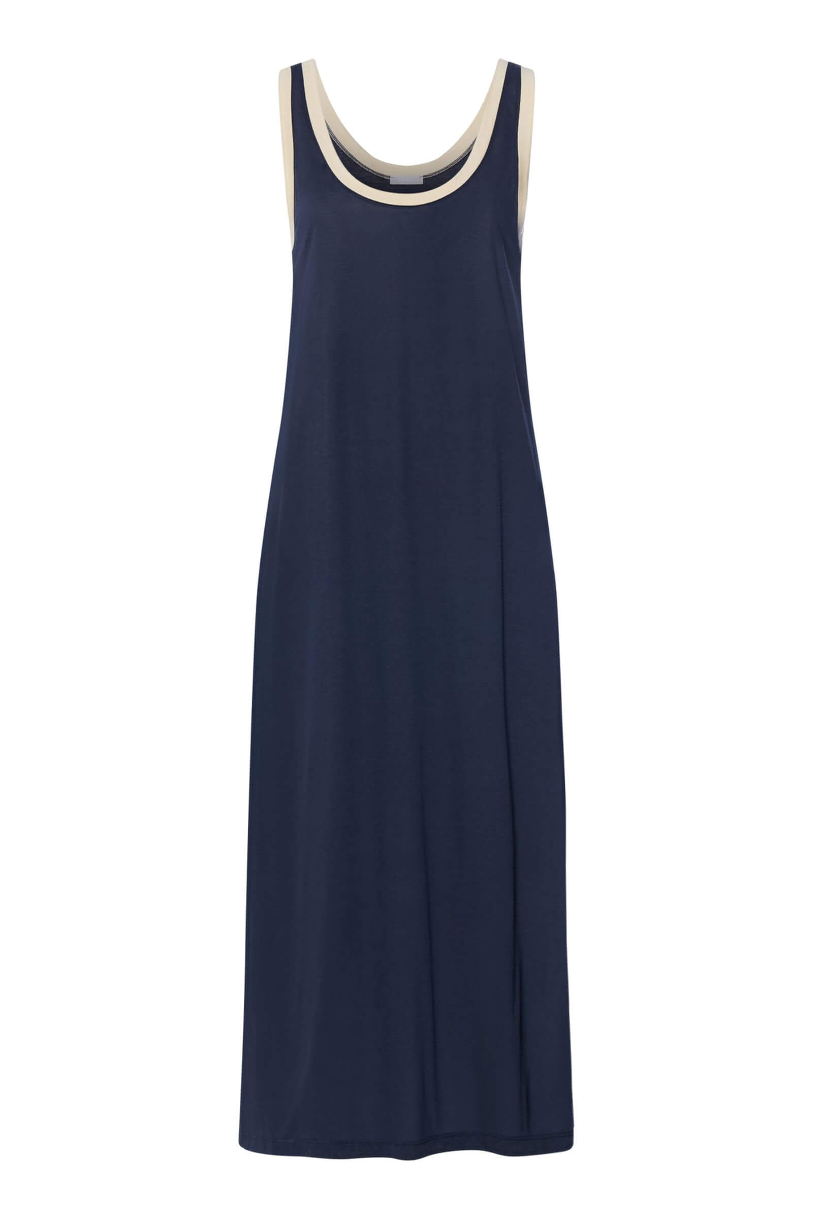 Ночная сорочка из модала и хлопка. Цвет Синий (071610)