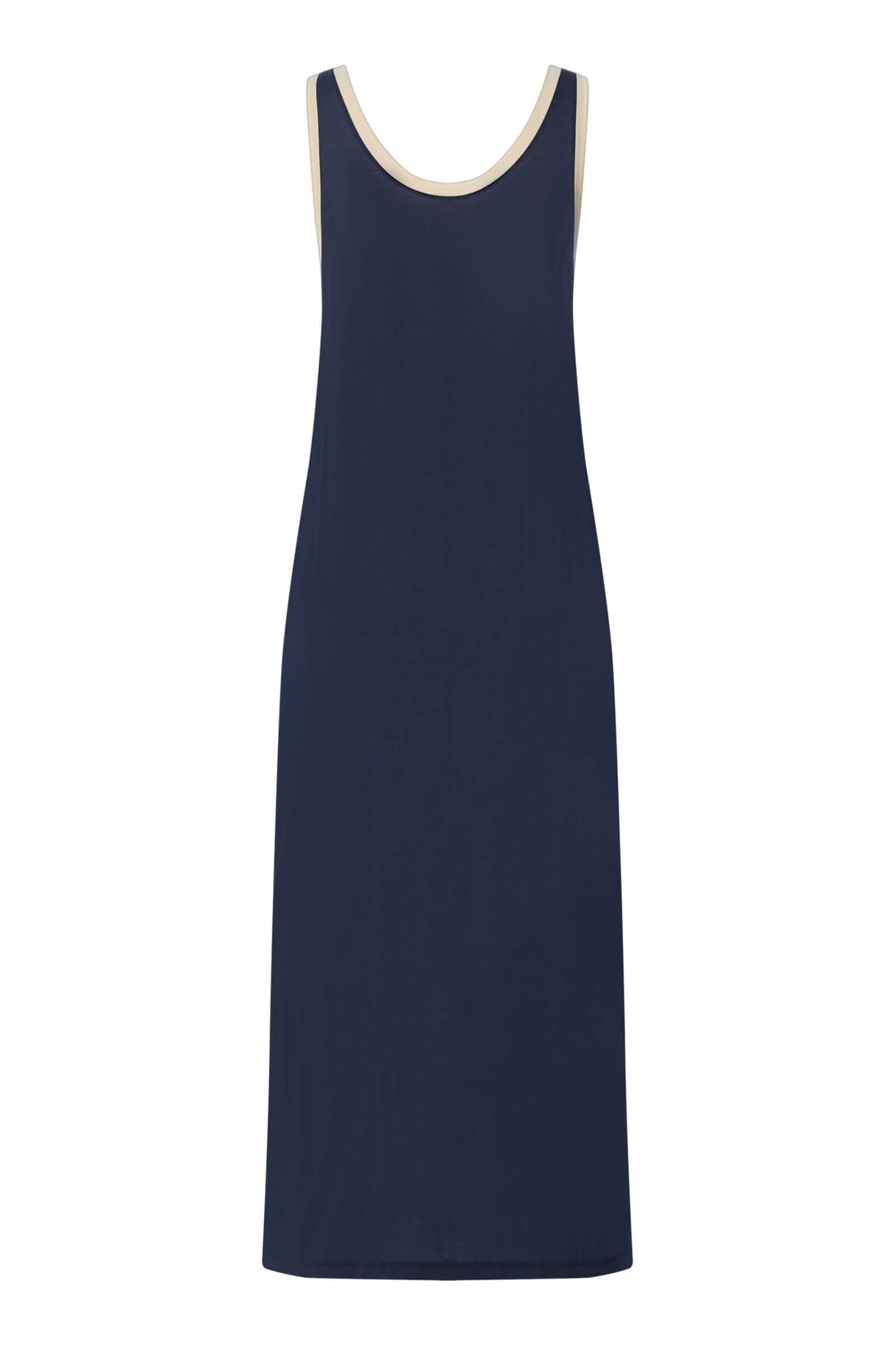 Ночная сорочка из модала и хлопка. Цвет Синий (071610)