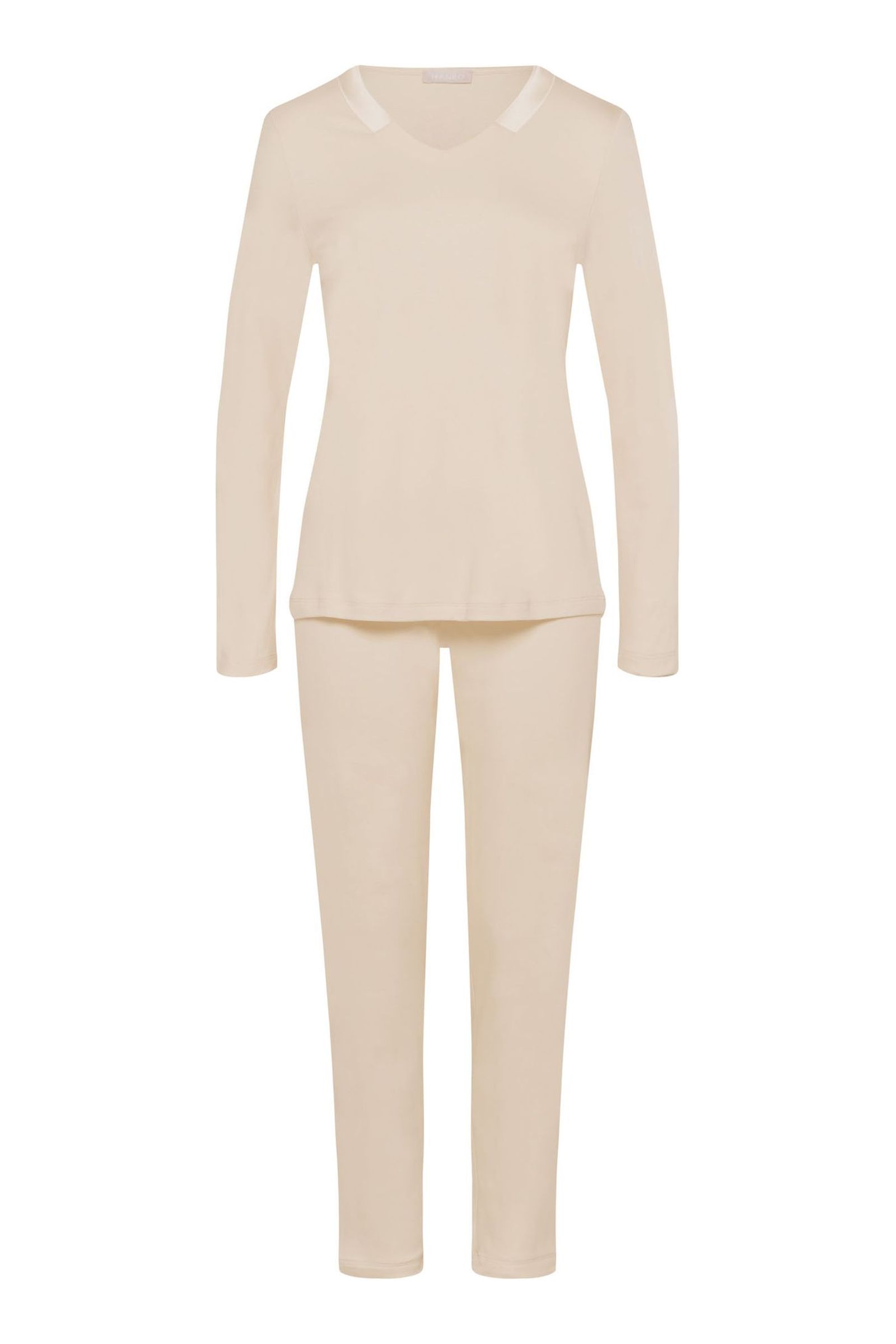 Пижама с длинным рукавом. Цвет Кремовый (071200)